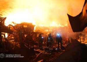 З'явилися кадри наслідків удару по Запоріжжю