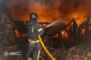 Росія атакувала Харківщину дронами: виникли численні пожежі