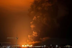 В окупованому Криму дрони атакували нафтобазу (фото, відео)