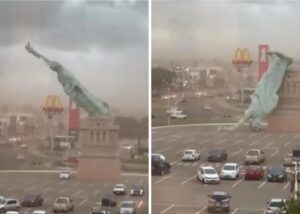 У Бразилії впала копія американської статуї Свободи