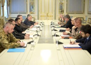 Зеленський зустрівся з міністеркою Збройних сил Франції
