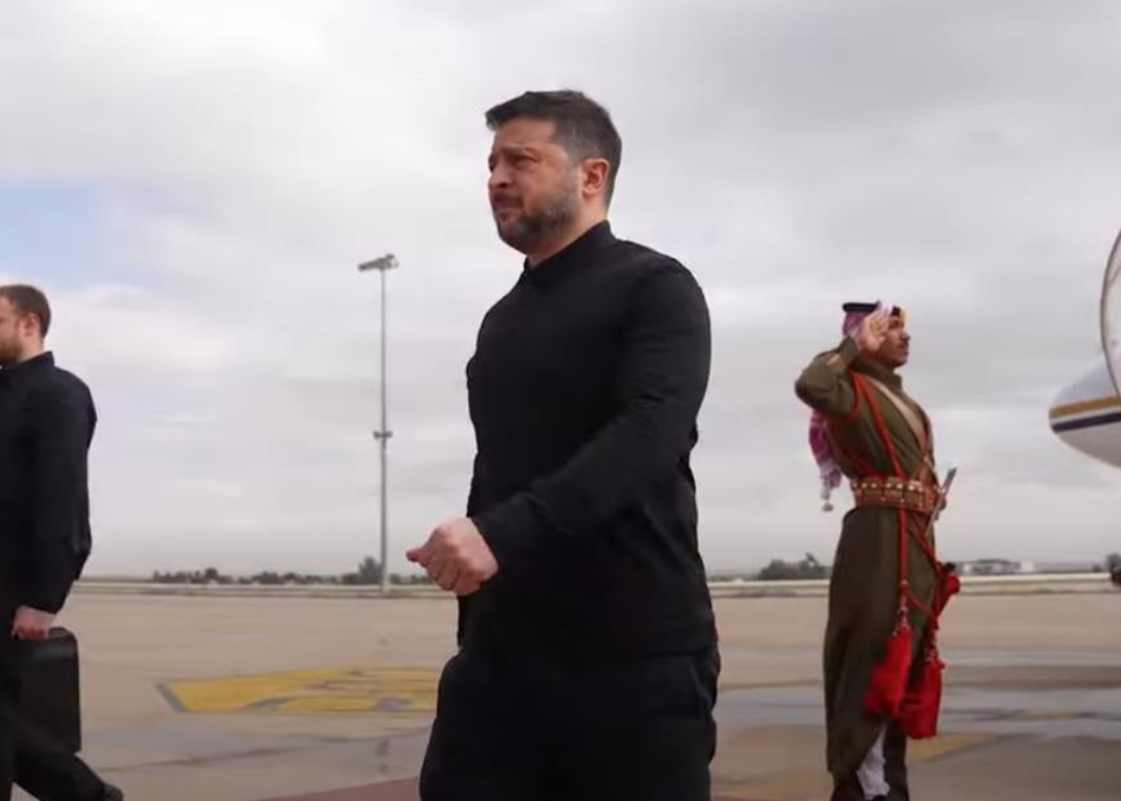 Зеленський прибув до Йорданії