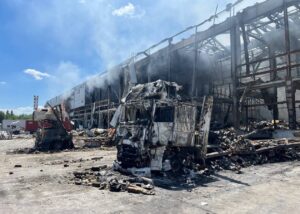 У Києві росіяни знищили склад Червоного Хреста