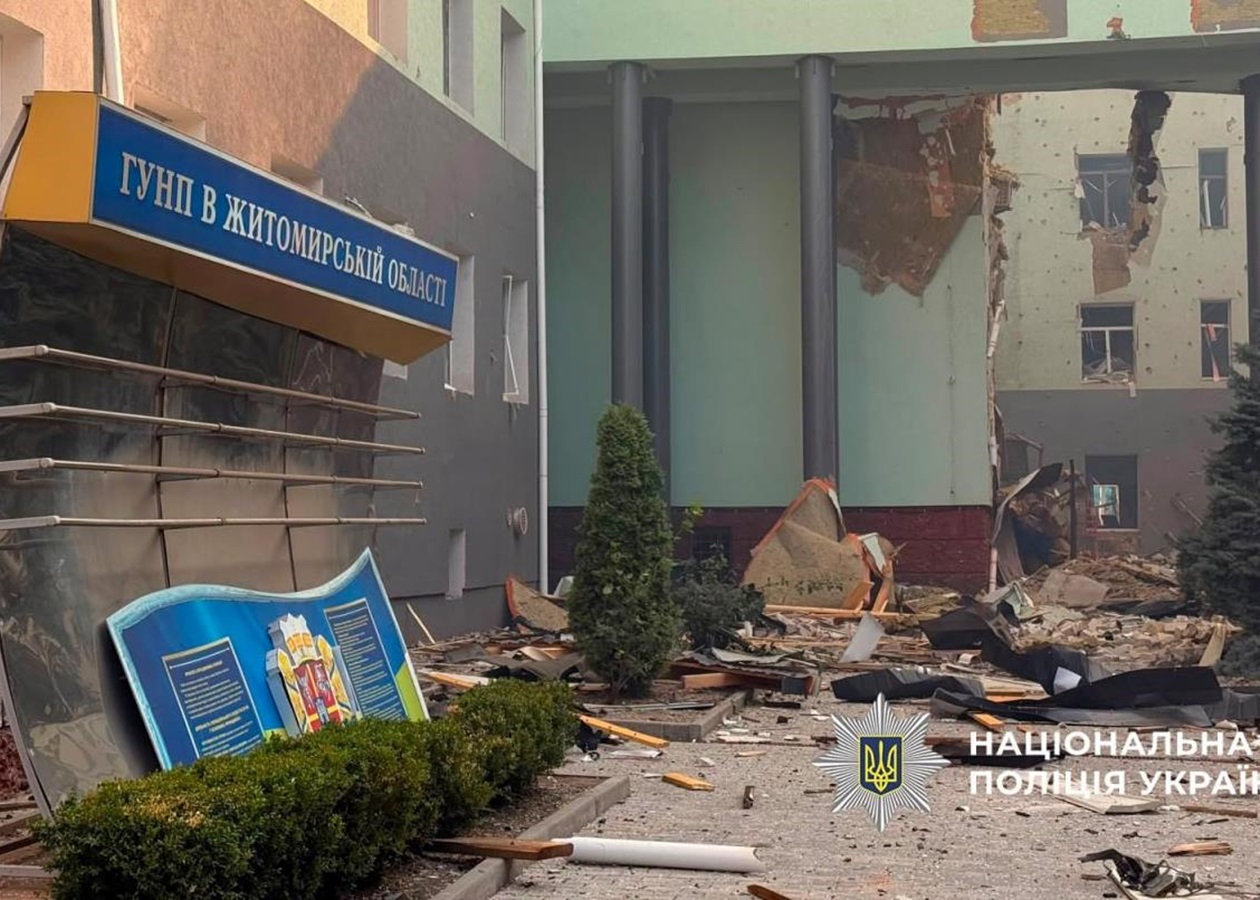Удар по Житомиру: загинули поліцейські, є поранені