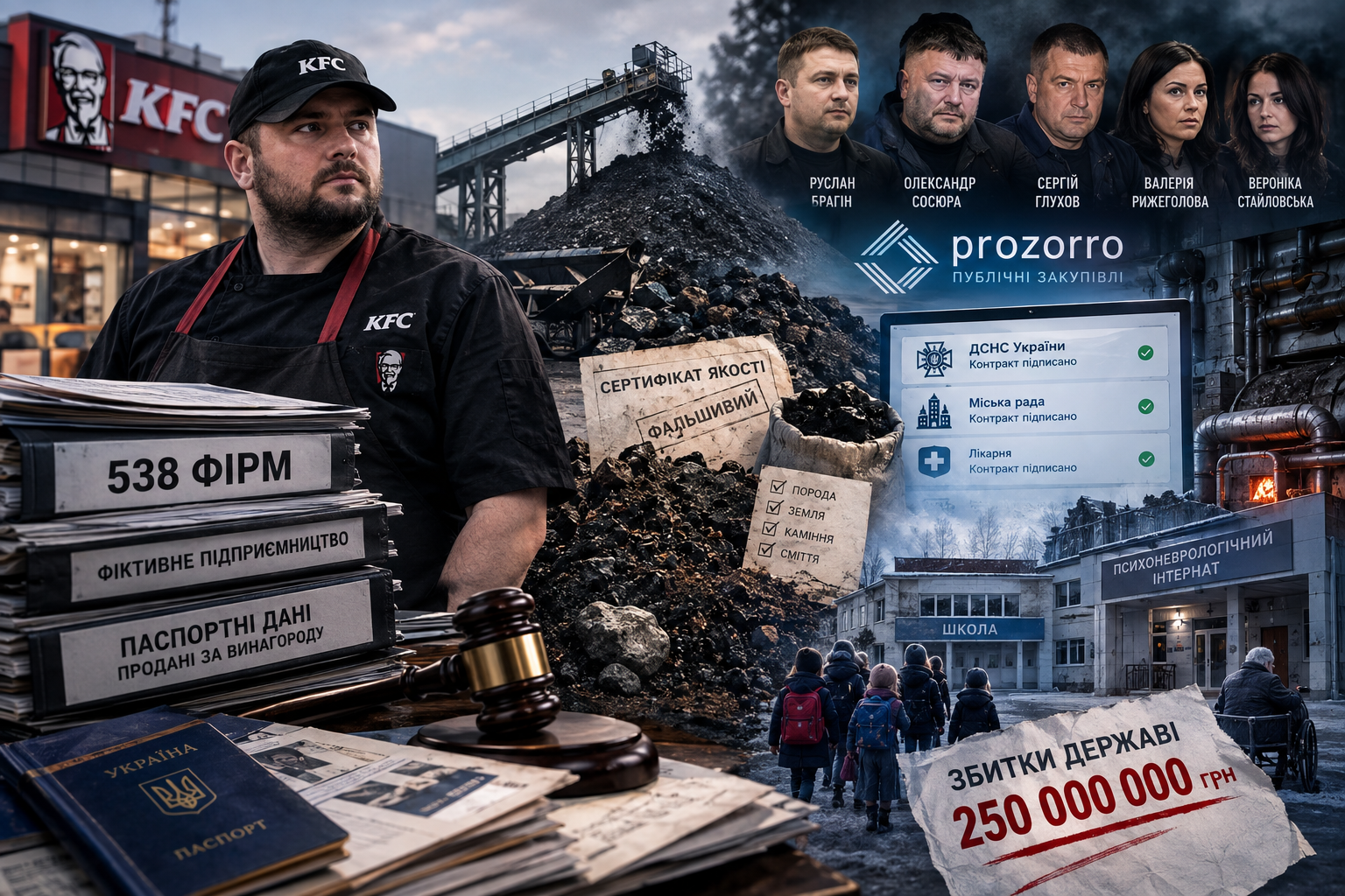 Вугільне сміття для дітей та 500 фірм на кухарі з KFC: як під носом у держави заварили корупційну схему на мільйони