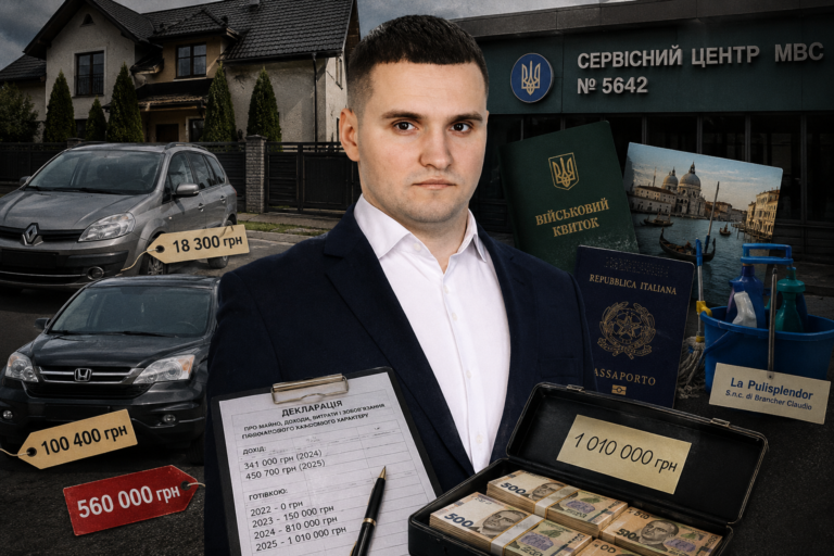 Син скандального прокурора, «італійський прибиральник» та мільйон у заначці: Як керівник сервісного центру МВС Назар Пришко обріс статками та бронею від мобілізації