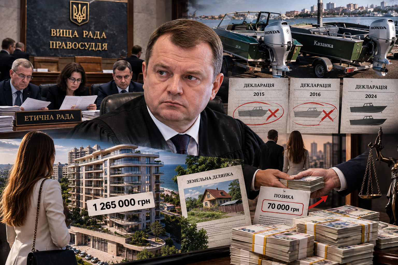 Маніпуляції з деклараціями, «зниклі» човни та мільйонні активи родичів: чому Етична рада взялася за одіозного кандидата до ВРП Віталія Попова